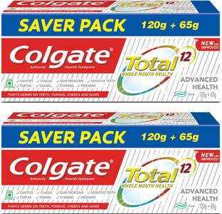 Colgate Total Advance Health Toothpaste - 185 g (Pack of 2)