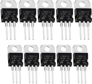 ELPH 10 pieces Regulator IC 7805 Electronic Components Electronic Hobby Kit