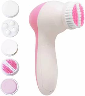 Online Store FM J-35 5 IN 1Beauty Care Brush Massager Scrubber Face Skin Care Electric Facial Cleanser Massager Massager