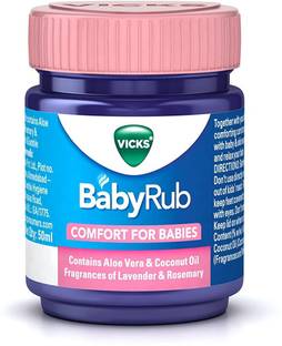 Vicks vaporub Baby Rub - 50 ml*2 (Pack of 2) Balm