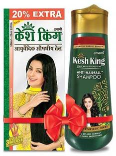 EMAMI Scalp and Hair Medicinal Oil, 100ml with Scalp and Hair Medicine Anti Hairfall Shampoo, 200ml