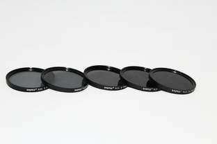 SHOPEE 5PCS Filter 58MM ND2 ND4 ND8 ND16 ND24 NEUTRAL DENSITY ND Lens Filter KIT FOR (18-55MM 55-250MM ) ND Filter