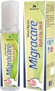 MIGRACARE Roll On Stick for Head Pain Liquid