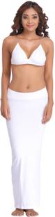 Trendzino ™ Mermaid High Control Tummy Tucker Saree Shaper Shapewear - Shell White Nylon Blend, Lycra Blend Petticoat