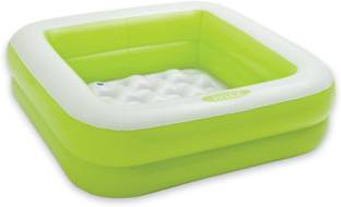 INTEX Square Baby Pool Green Inflatable Swimming Pool