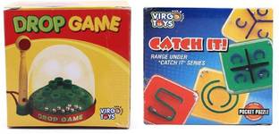 Virgo Toys Drop Game & Catch - It (Combo) Party & Fun Board Game