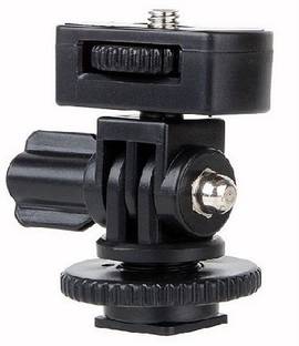 American Sia Adjustable Hot Shoe Adapter Bracket For LED Light and Flash Flash Shoe Adapter