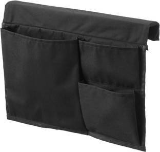 IKEA STICKAT Bed pocket, black, 39x30 cm Polyester Storage Pouch