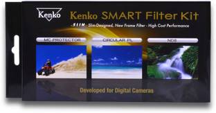 Kenko 52mm Smart Filter Kit (MC Filter, ND8 Filter,CPL Filter and Cover Case) Clear Filter