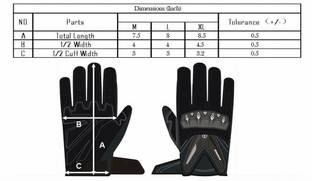 SCOYCO MC29D Half Fingered Bike Riding set of 2 Driving Gloves