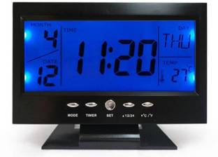 degosh Digital Black Clock