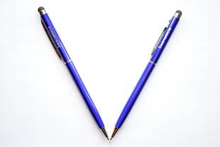 Swarnalekha Stylus Pen 2 Pieces Blue, Multi-function Pen