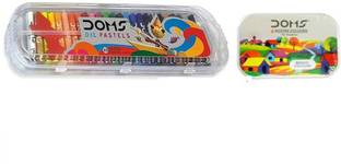 DOMS JUMBO WAX CRAYONS (12 SHADES)+POSTER COLOUR (6 SHADES)