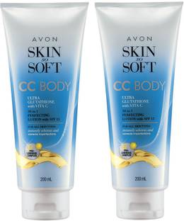 AVON Skin So Soft Glutathione Body CC Lotion SPF 15 (set of 2)