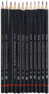 SYGA Professional Sketch and Drawing pencils, Art Pencil Box Contains 12 Pieces Pencil