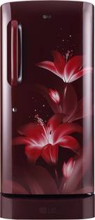 LG 215 L Direct Cool Single Door 4 Star Refrigerator with Base Drawer