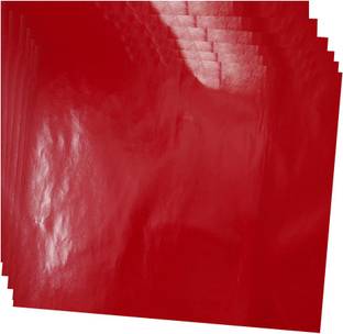 CRAFTWAFT RED MARBLE PAPER PLAIN A1 SIZE JUMBO 60 gsm Coloured Paper