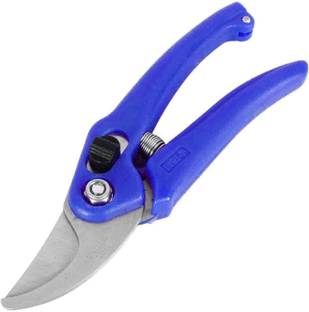 FASTIDIOUS Garden Scissor Hedge Shear Hand Pruner Scissor Flower cutter Garden Plant Branch Scissors Flower Cutting Cutter Pruning Bypass Secateurs Trimmer Carbon Steel Blade with Lock Set of 1 Bypass Pruner