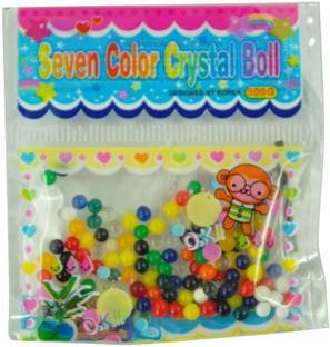 Futurekart Colorful Magic Crystal Water Jelly Mud Soil Beads Balls-Mixed Color Set of 5 Bags