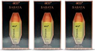 aco Sabaya Alcohol - Free Attar Roll On 8ml Each (Pack of 3) Floral Attar