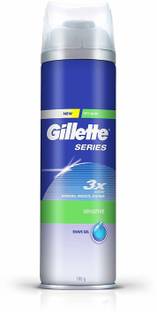 Gillette Series Sensitive Skin , 3X - Hydrates, Protects, Soothes, Shave Gel