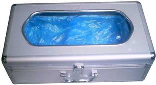 sky enterprise shop Shoe Cover Automatic Dispenser Machine (With 50 Pairs Shoe Cover) Stainless Steel Multi Color Boots Shoe Cover, Flat Shoe Cover, High Ankle Shoe Cover