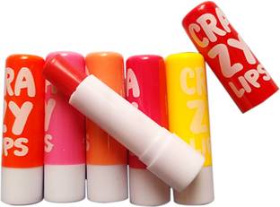 Crazy lips color changer lip balm 6 colors fruit