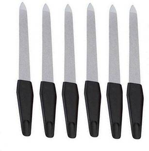 RTB 6 Pcs Metal Double Sided Nail Filer