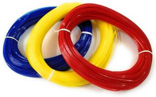 puffy Plastic Broom Wires for Craft Works, Basket Making, Flower vases Making, Pack of 3, Each colour 1 pack