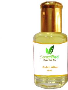 Sanctified Gulab Attar Perfume 10ML 100% pure natural, Non alcoholic perfume for unisex Herbal Attar
