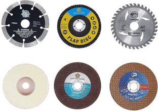 Inditrust Combo1 6 Pieces Angle Grinding Wheel 4 Inch Discs Suitable Wood Cutter