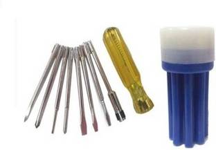 Tool Point ERN Screwdriver 8 In 1 Multi-Function Kit, Tool Kit Set with Box/Screwdriver Set with Box Combination Screwdriver Set