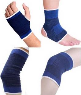 BANQLYN COMBO OF KNEE ANKLE PALM AND ELBOW SUPPORTS Palm, Elbow & Ankle Support Knee Support