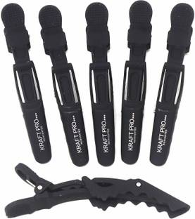 UNIGESTION KRAFTPRO Carbon coated hair clips for Women (Section clip) Hair Clip