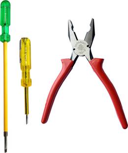 TAPARIA 903 Ibt 813 and 1621-8 home tool kit( cutting plier with tester and 2 in 1 magnetic screwdriver pack of 3) Hand Tool Kit