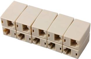 RIVER FOX RJ45 CAT5E CAT6 Coupler Plug Network Ethernet Lan Cable Joiner Connector Adapter WIRELESS Wire Connector