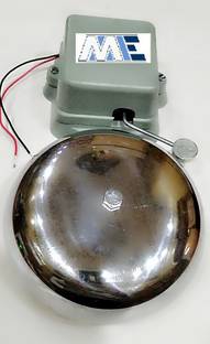 MME 100mm INDUSTRIAL GONG BELL 6 INCH Huge Loud sound Gong Electric Industrial School , Factory bell Wired Door Chime