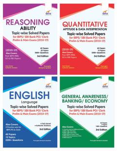 Topic-Wise Solved Papers for Ibps/ Sbi Bank Po/ Clerk Prelim & Main Exam (2010-19) Reasoning/ Quantitative Aptitude/ English/ General Knowledge