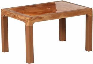 cello Odyssey Two Seater Center Table (Sandalwood Brown) Plastic Coffee Table
