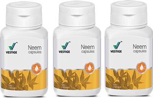 Vestige Neem Capsule 100 capsules/container (pack of 3 )
