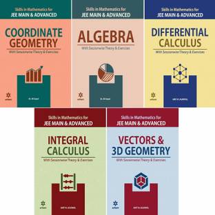 Arihant Mathematics Jee Main & Advanced (5 Book Set) Coordinate Geometry,vector & 3d Geometry,integral Calculas,algebra,differential Calculus