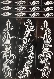 IVANA'S Henna Tattoo Stencil (Set for 1) Women Girls Hand Finger Body Paint Temporary Tattoo
