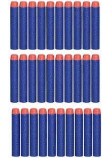 ZZ ZONEX Foam Dart Bullets for N-Strike Elite Guns Pack of 30 Darts & Plastic Bullets