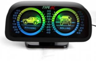 AutoTrends Jeep 4X4 Off Road Inclinometer / Clinometer / Landmeter Pitch & Roll Gauges with Back Light Vehicle Tool Kit