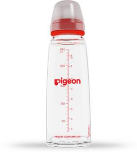 Pigeon GLASS FEEDING BOTTLE ADD NIPPLE L - 240 ml