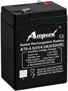 AMPTEK 6 VOLT 4.5 AH BATTERY  Battery