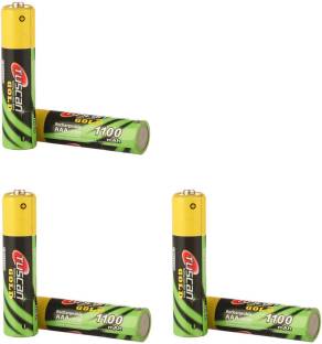TUSCan GOLD 3 Pack (6Pcs) AAA 1100mAh (PAGER BATTERIES) Rechargeable Ni-MH Battery