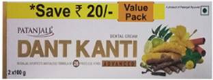 PATANJALI Dant Kanti Advance Super Saver (100 g) 1- Pack of 2 Toothpaste