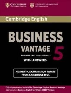 Cambridge English Business 5 Vantage Student's Book with Answers