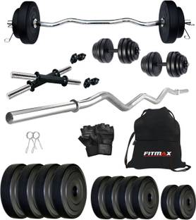 FITMAX 20 kg PVC COMBO 4-SL Home Gym Combo